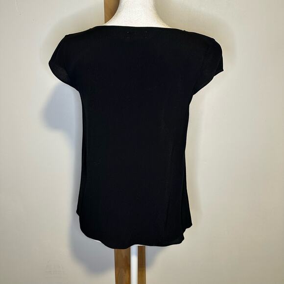 Wilfred Free black short cap sleeve top size XS - Picture 4 of 12